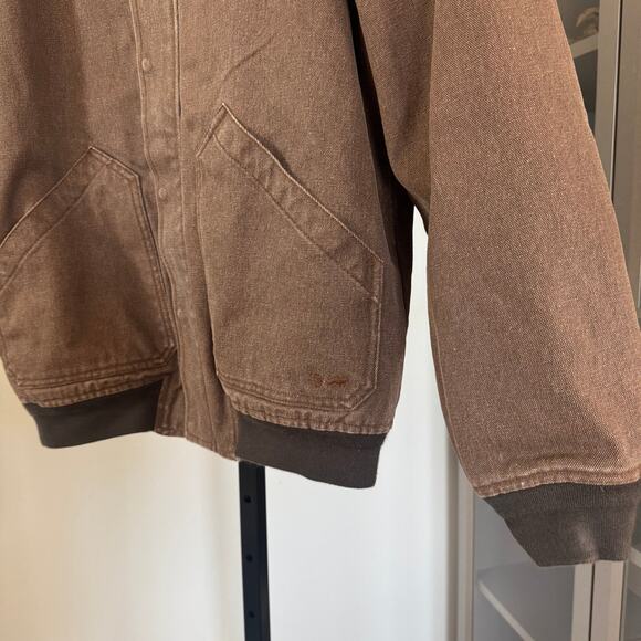 Taylor Stitch The Workhorse Chipped Canvas Hoodie 38 NEW Aged Penny Lined Jacket - Picture 4 of 7